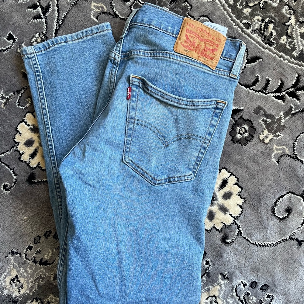 Levi’s 502 Light Blue Denim Jeans